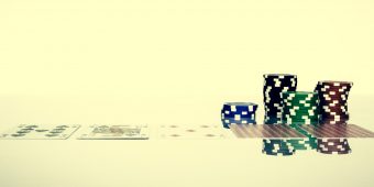 Texas Hold'em poker game gamble